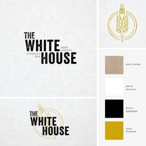 The White House coffee shop branding - Square 205 Website Design & Marketing Agency in Denton, Texas