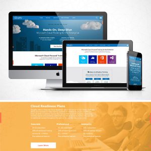 Opsgility website design on desktop and mobile - Square 205 Website Design & Marketing Agency in Denton, Texas