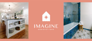 imagine renovations images of kitchen and bathroom work with logo - Square 205 Website Design & Marketing Agency in Denton, Texas