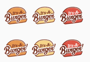 It's A Burger! branding process - Square 205 Website Design & Marketing Agency