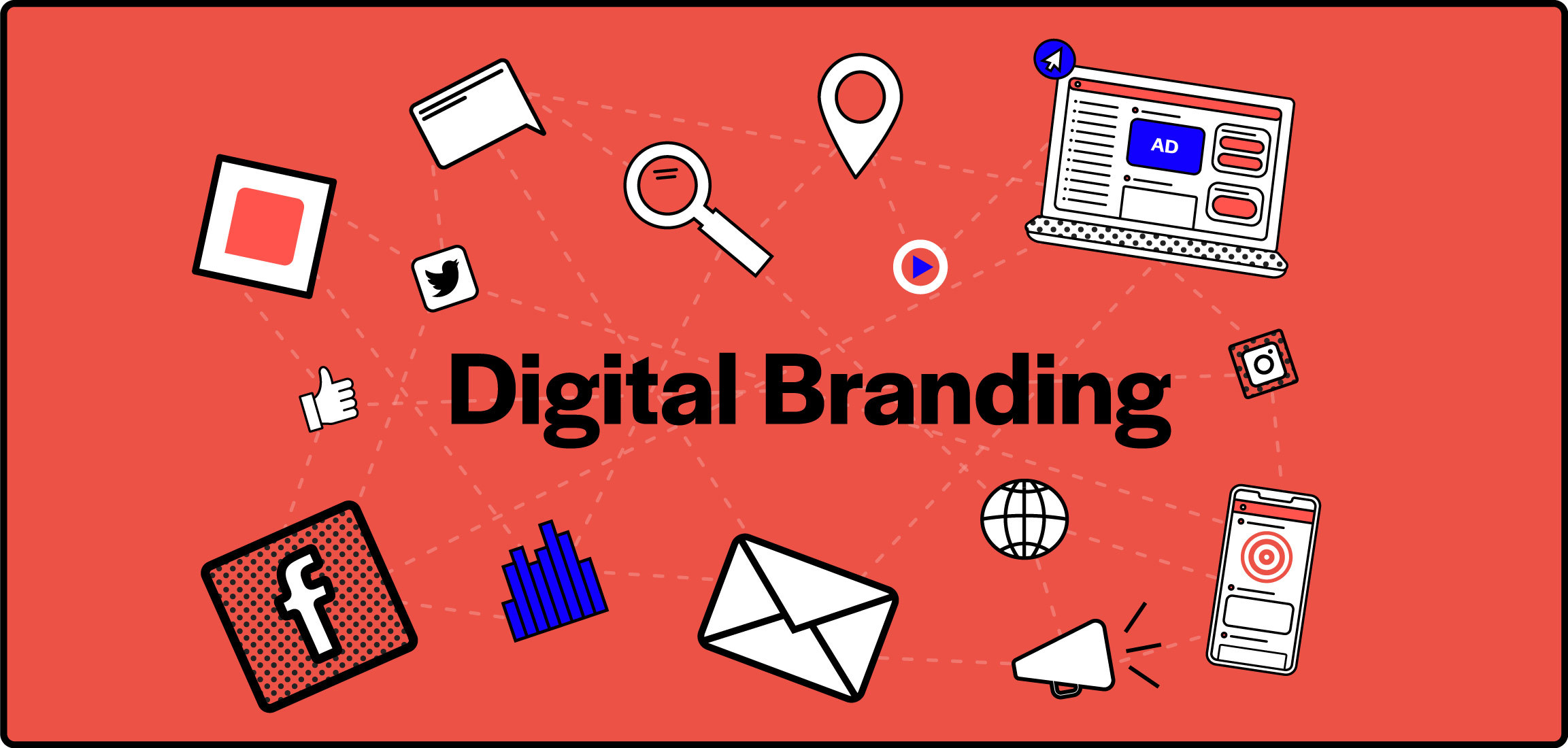 Digital Branding Illustration - Square 205