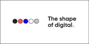 Square 205 rebranding tagline says "the shape of digital"