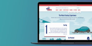 The Wash Factory case study featured image - Square 205 Website Design & Marketing Agency in Denton, Texas