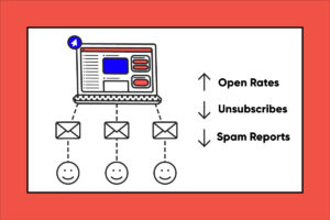 Email marketing organized database - Square 205