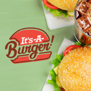 It's A Burger! branding project - Square 205 Website Design & Marketing Agency in Denton, Texas