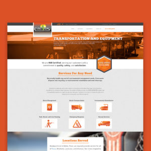 Cactus Environmental website design and development - Square 205 Website Design & Marketing Agency in Denton, Texas